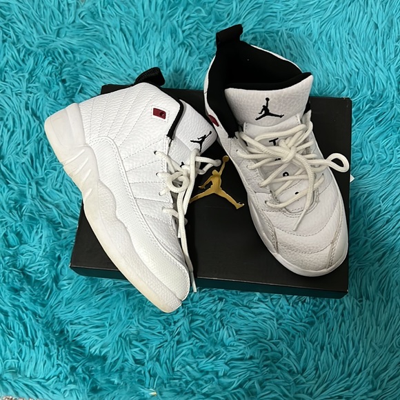 Jordan 12 Retros in white size 12c - Picture 2 of 4